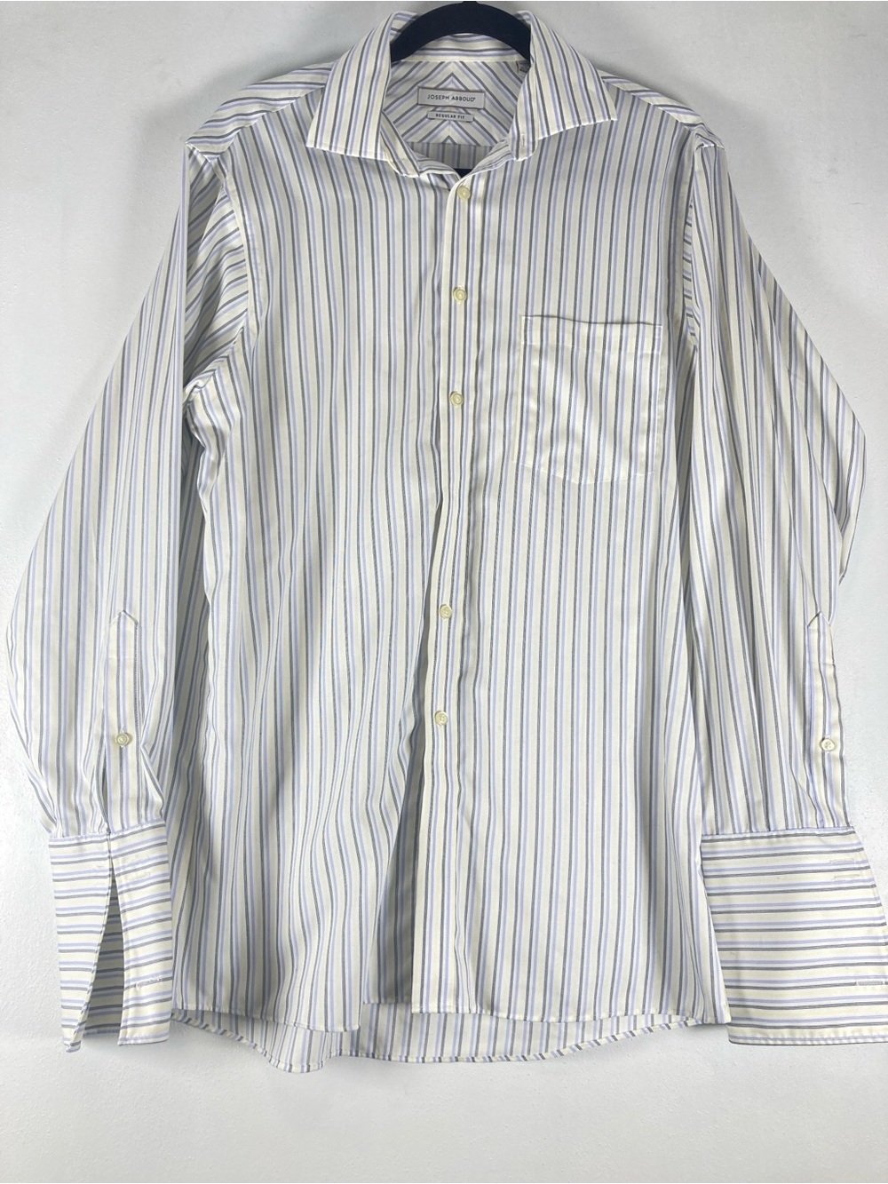 Joseph Abboud Regular Fit Non Iron French Cuff Men’s Dress Shirt Cotton 15 32/33